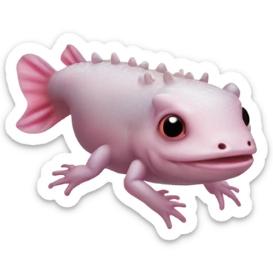 Axolotl sticker