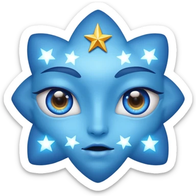 Gözleri yıldızlı emoji sticker
