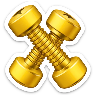 screws yellow sticker