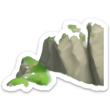 mountain trail sticker