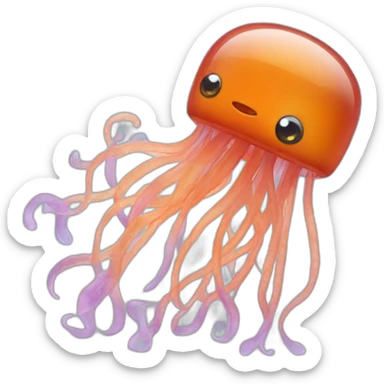 nemo JELLY FISH  sticker