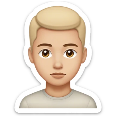 A face giving a side eye sticker