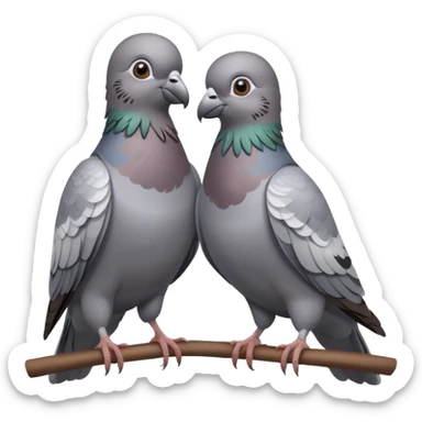 Pigeon’s parents sticker