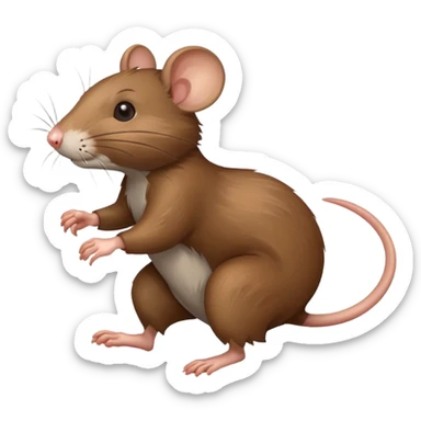 rat running sticker