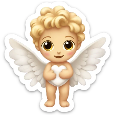 Cupid love sticker