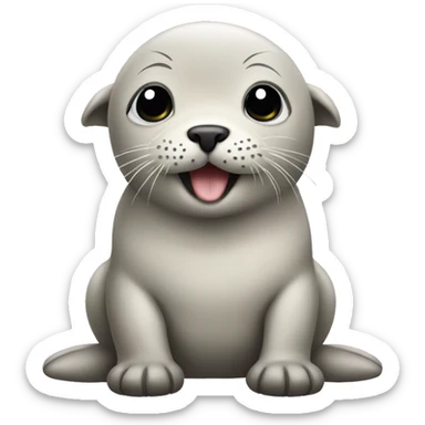 seal pup sticker