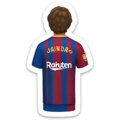 Barca shirt sticker