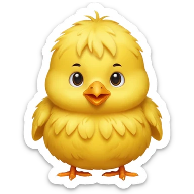 cute\chick sticker