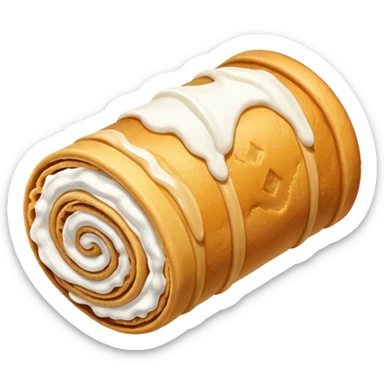 cornet roulé à la creme tcheque sticker