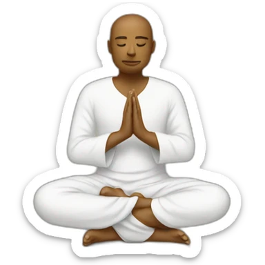 méditation sticker