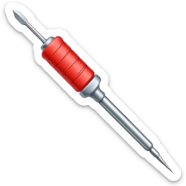 sewing needle with a thread  sticker