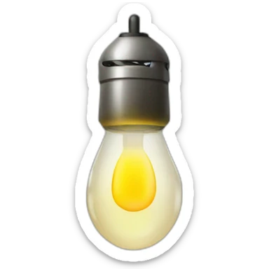 firefly bulb sticker
