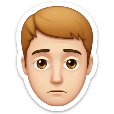 Male loneliness sticker