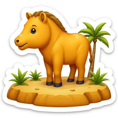 Bitcoin dans la savane sticker