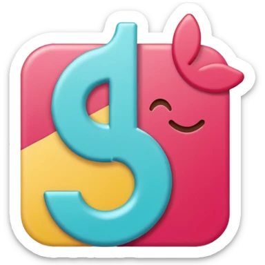 A clean, modern emoji-style icon representing a TikTok certification: a TikTok logo combined with a checkmark badge, flat design, simple shapes, bright colors, minimal details, transparent background, high resolution, emoji style. sticker