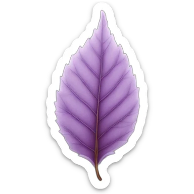 Leaf sticker