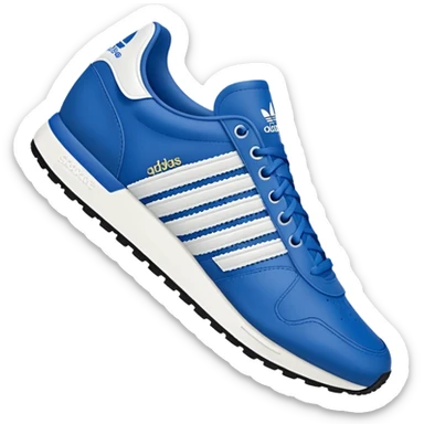 adidas bleu  sticker