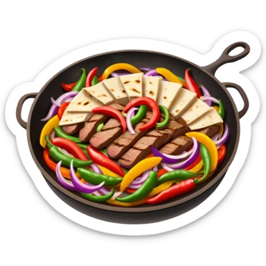 mexican fajita sticker