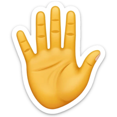 peux-tu retirer plier le pouce dans cet emoji la stp : 🖖 sticker