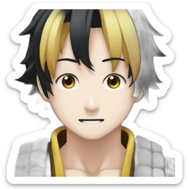 Zenitsu from Kimetsu no Yaiba sticker