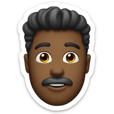 Jenk con un labial sticker