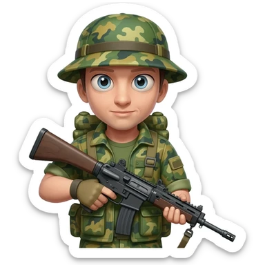 Green hunting sticker