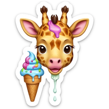 Giraffe with Ice Creams
Baby giraffe with melting ice cream


 sticker
