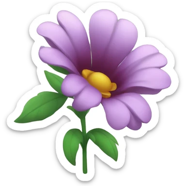 Flower sticker