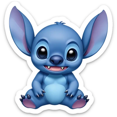 Stitch from lilo and stitch sticker