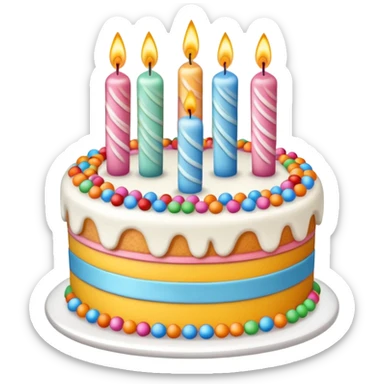 BOLO DE ANIVERSARIO sticker