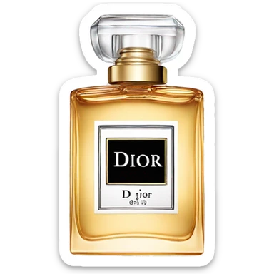 Dior parfum sticker