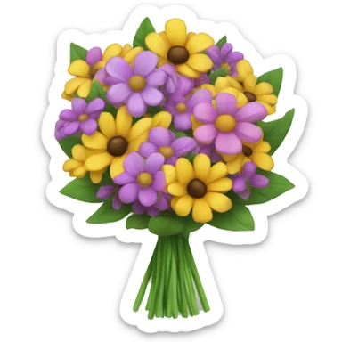 Flower bouquet  sticker