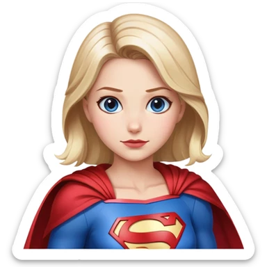 Supergirl from DC comics sticker