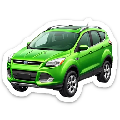 Green ford escape sticker