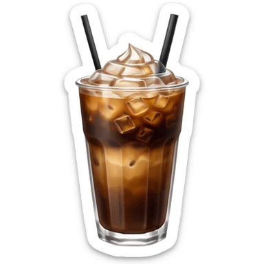 Iced coffee sticker