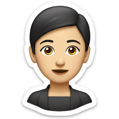 China morena bajita  sticker