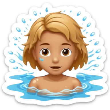 child swim sticker