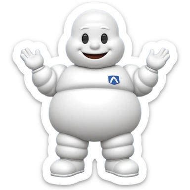 michelin mascot sticker