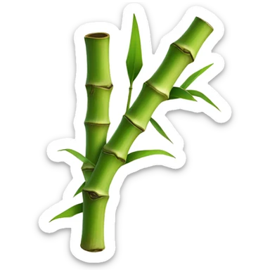 A small piece of bamboo sticker