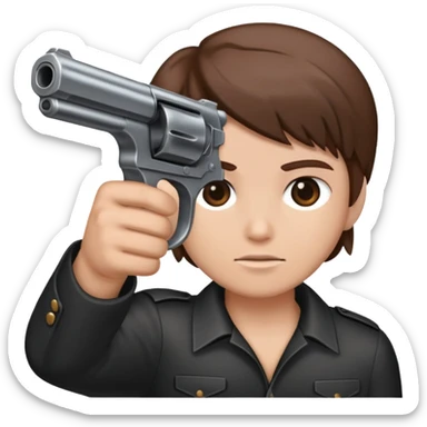 gun to head  sticker