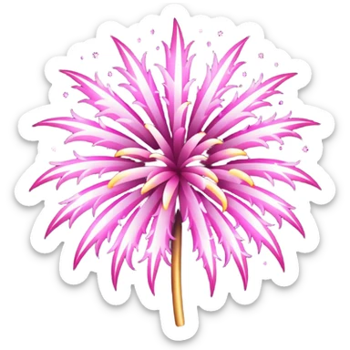 firework pink sticker