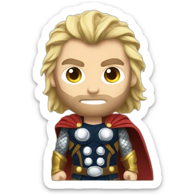 Thor god of thunder sticker