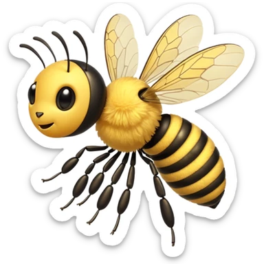 bee flying sticker