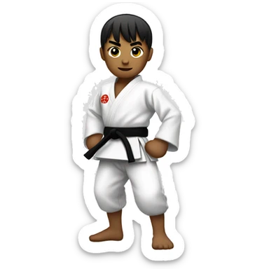 kyokushin fighter sticker