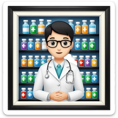 Pharmacy sticker