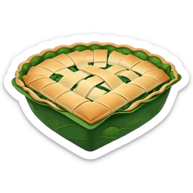 spinach pie sticker