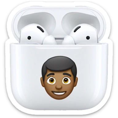 airpods case open sticker
