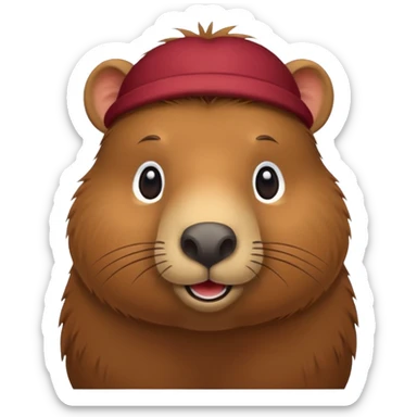 𝔸 𝕔𝕦𝕥𝕖 𝕔𝕒𝕡𝕪𝕓𝕒𝕣𝕒 sticker