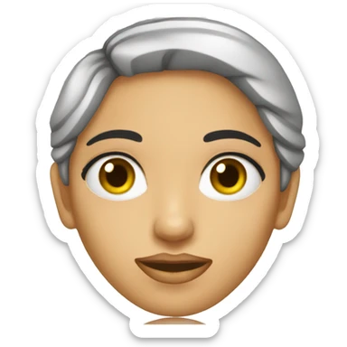 Mujer con ojos bonitos  sticker