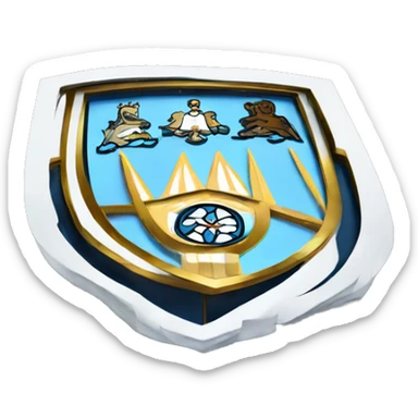 manchester city logo sticker